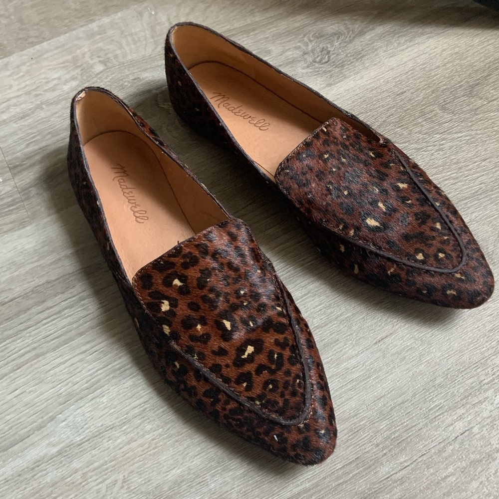 The Frances Loafer in Leopard Calf Hair